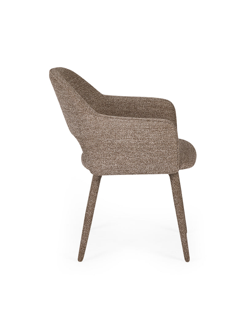 Hazel Taupe Textured Dining Chairs – Set of 2 – alternate view