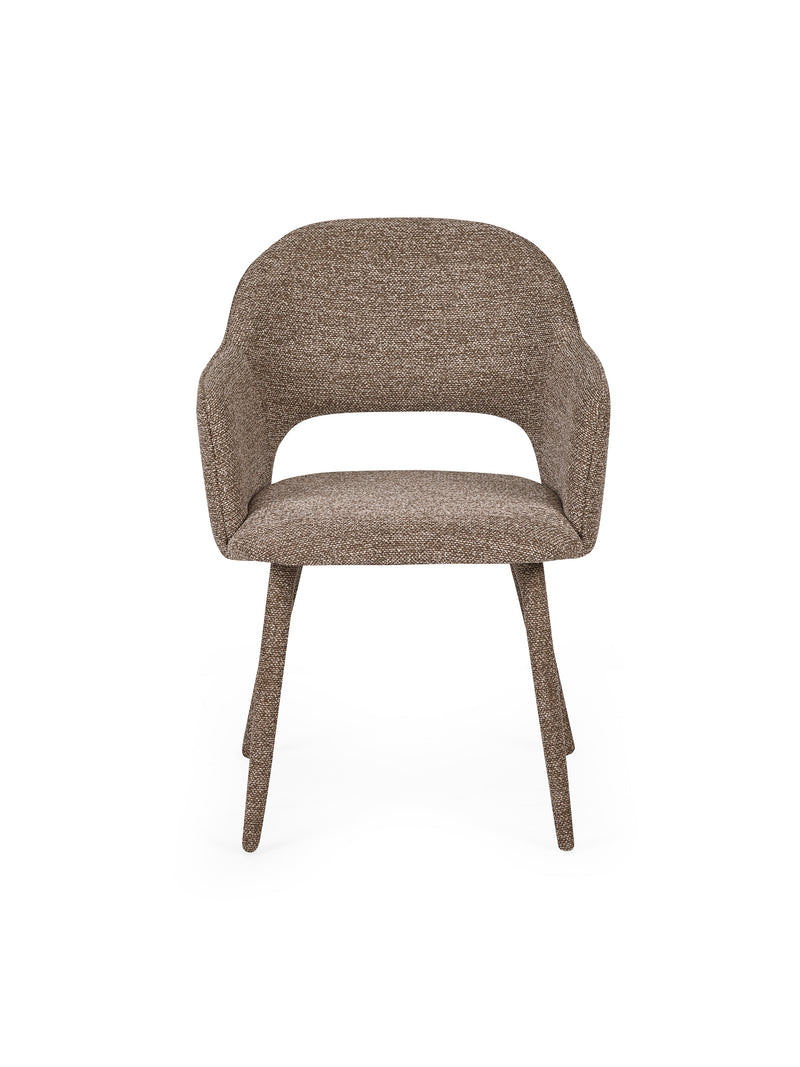 Hazel Taupe Textured Dining Chairs – Set of 2 – alternate view