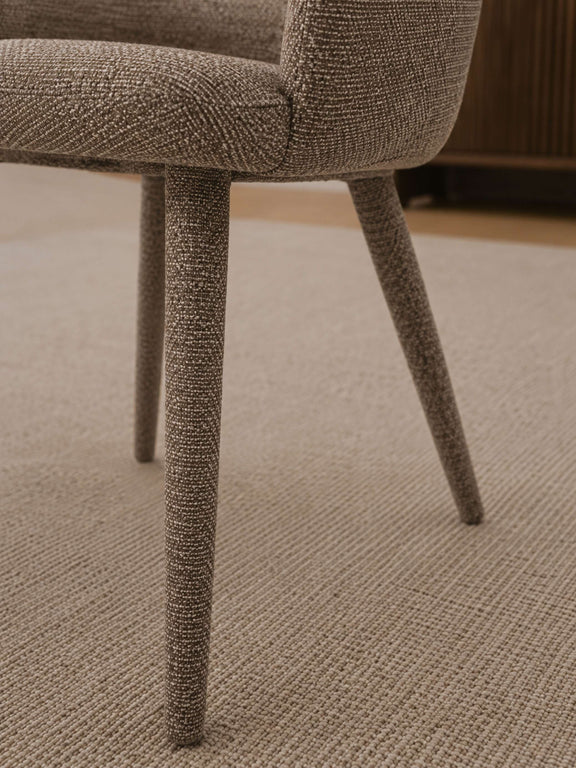 Hazel Taupe Textured Dining Chairs – Set of 2 – alternate view