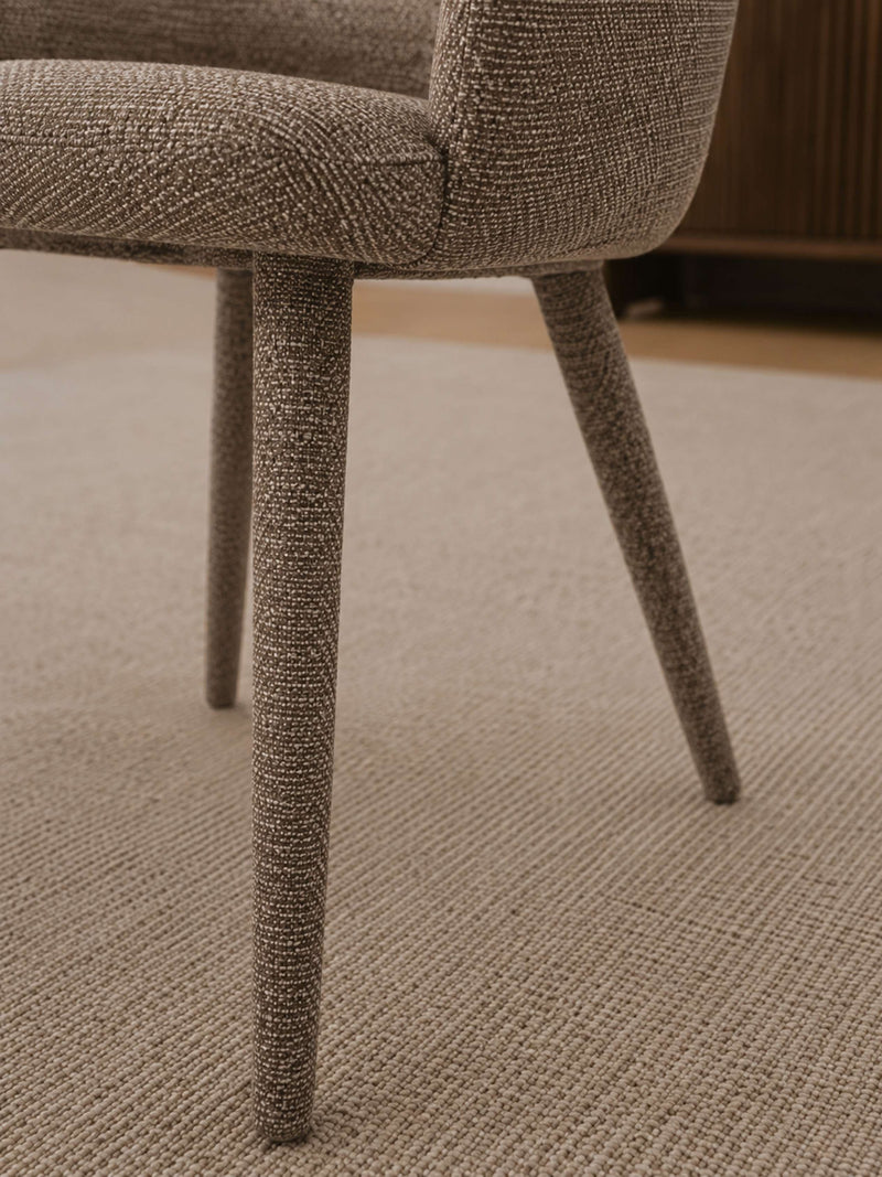 Hazel Taupe Textured Dining Chairs – Set of 2 – alternate view