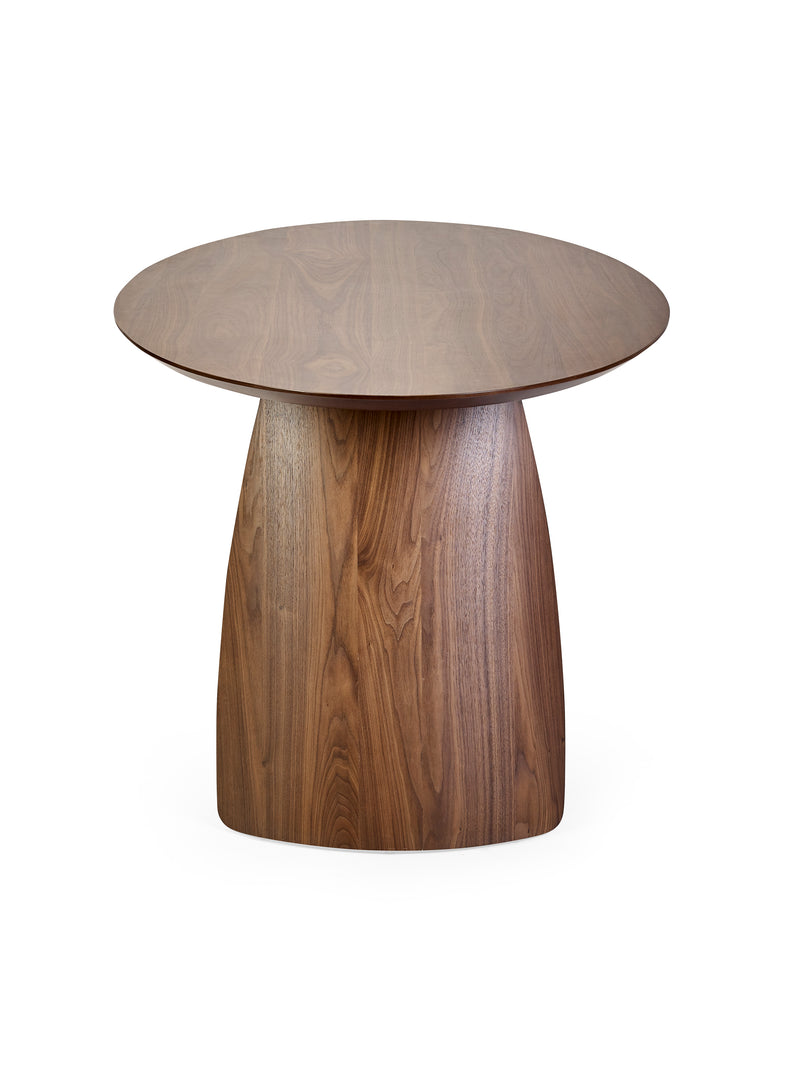 Julius Oval 4–6 Seater Dining Table – Walnut Effect – alternate view