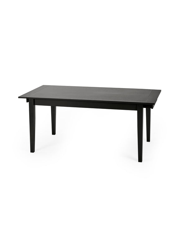 Knoxley Black Oak Rectangular 173–251cm Extending Dining Table – alternate view