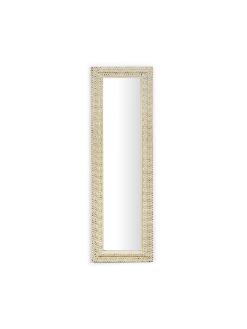 Alanis 130cm White Rectangular Wall Mirror – alternate view