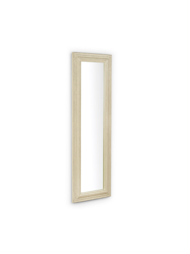 Alanis 130cm White Rectangular Wall Mirror – alternate view