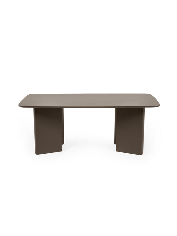 Moro 200cm Chocolate Brown Dining Table – 4–6 Seater – alternate view