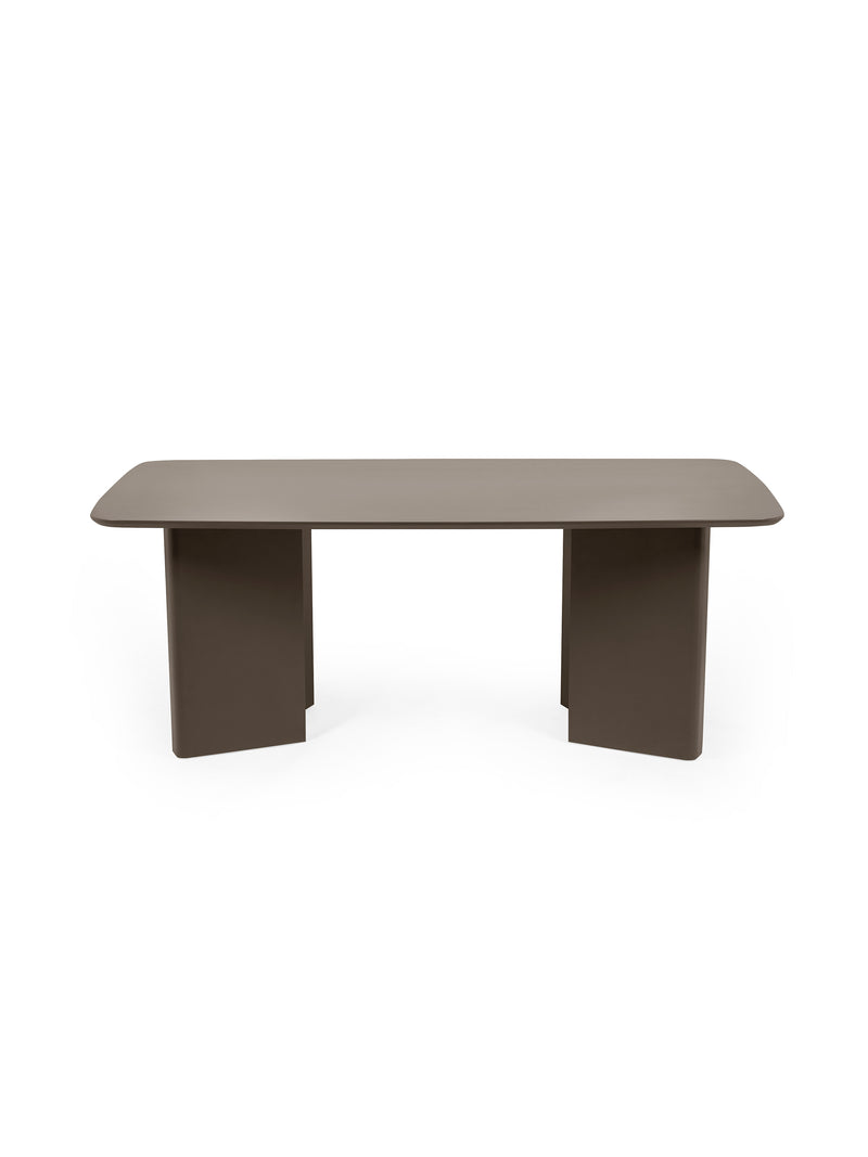 Moro 200cm Chocolate Brown Dining Table – 4–6 Seater – alternate view