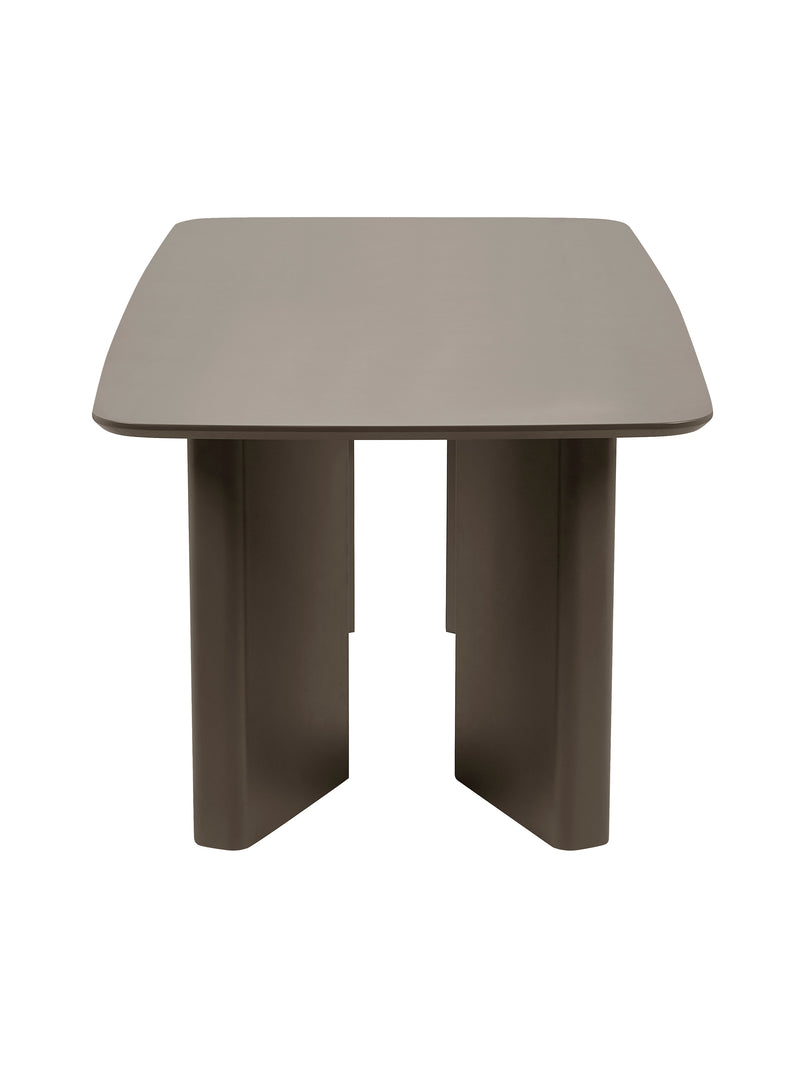 Moro 200cm Chocolate Brown Dining Table – 4–6 Seater – alternate view