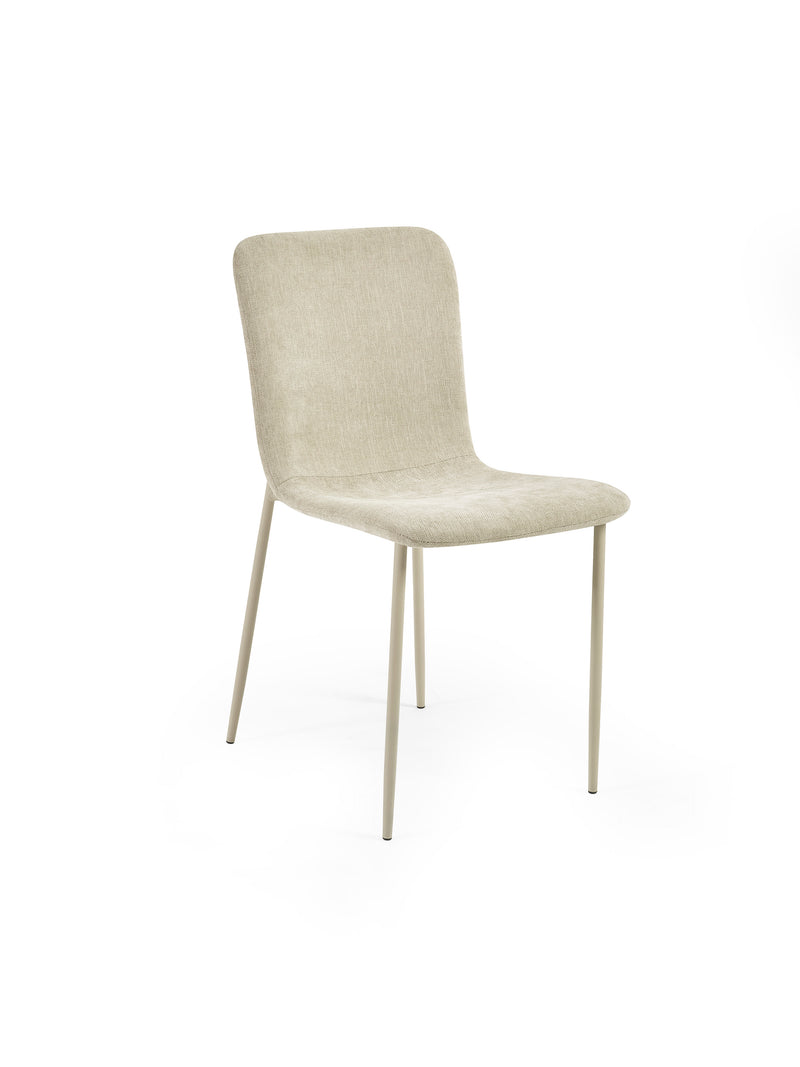 Nora Upholstered Dining Chair (Set of 4) – Cream Chenille – alternate view