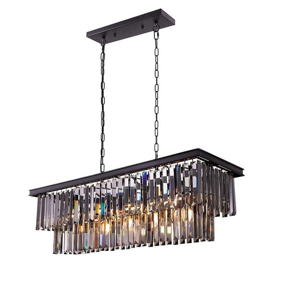 Modern LED crystal chandelier for dining room