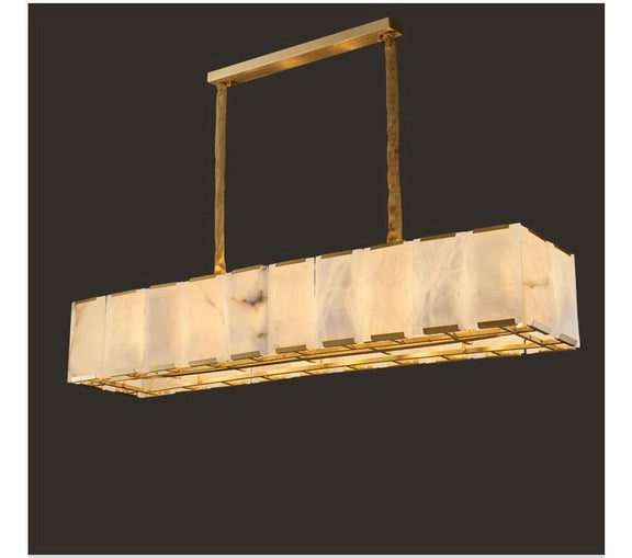 American style crystal ring pendant light for living room