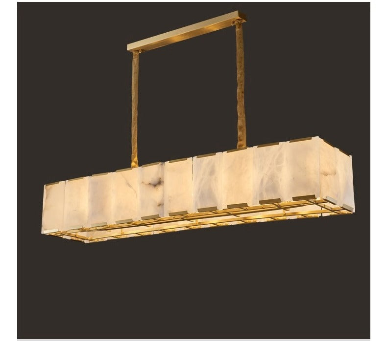 American style crystal ring pendant light for living room