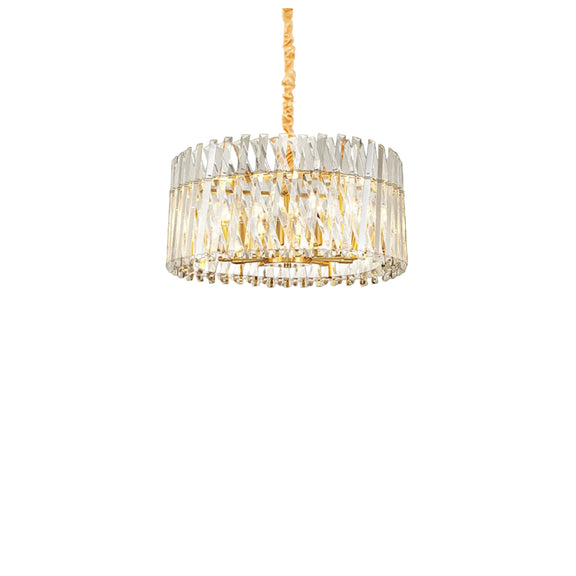 oval crystal chandelier art deco style