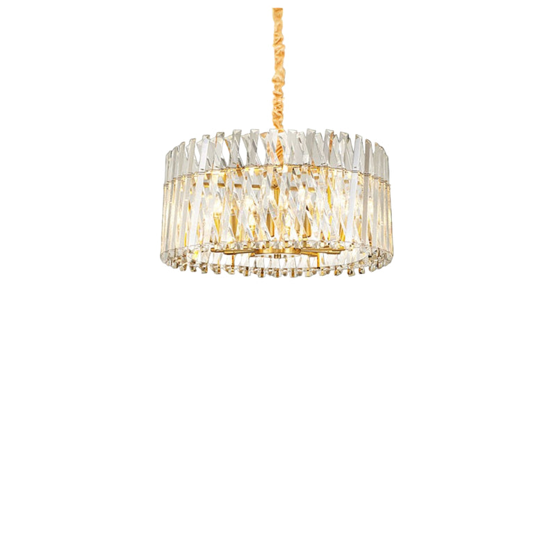 oval crystal chandelier art deco style