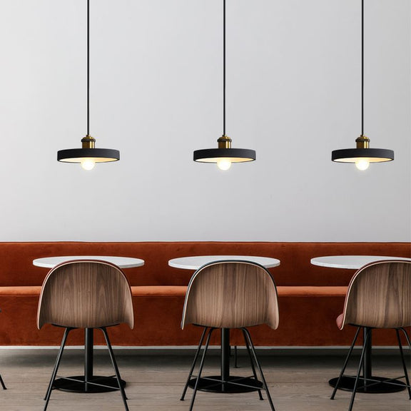 Cement style pendant lamp for dining table lighting