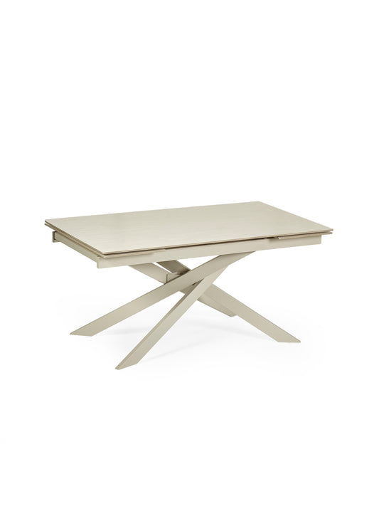 Osaka Stone Effect 160–200cm Rectangular Extending 6–8 Seater Dining Table – alternate view
