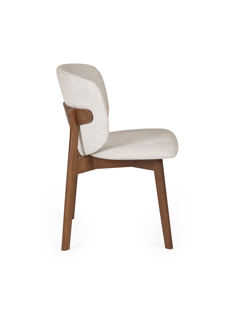 Portland Cream Chenille Dining Chairs – Set of 2 – alternate view