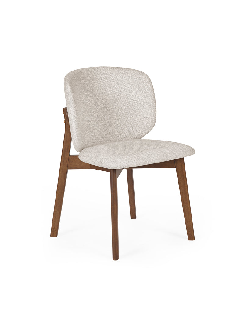 Portland Cream Chenille Dining Chairs – Set of 2 – alternate view