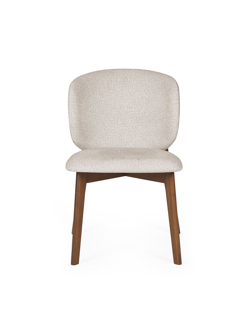 Portland Cream Chenille Dining Chairs – Set of 2 – alternate view