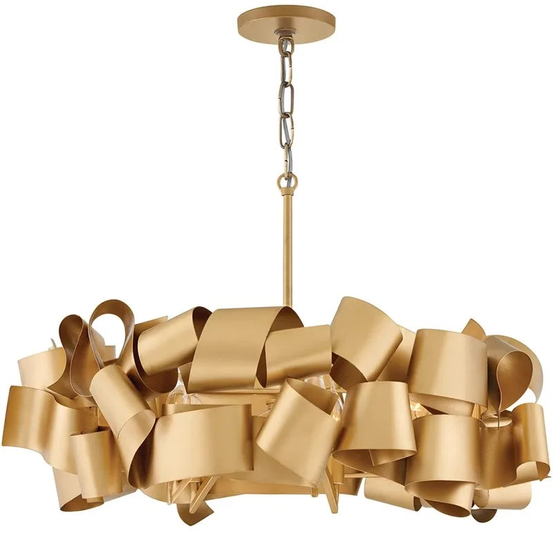 Modern luxury dining room metal ceiling light