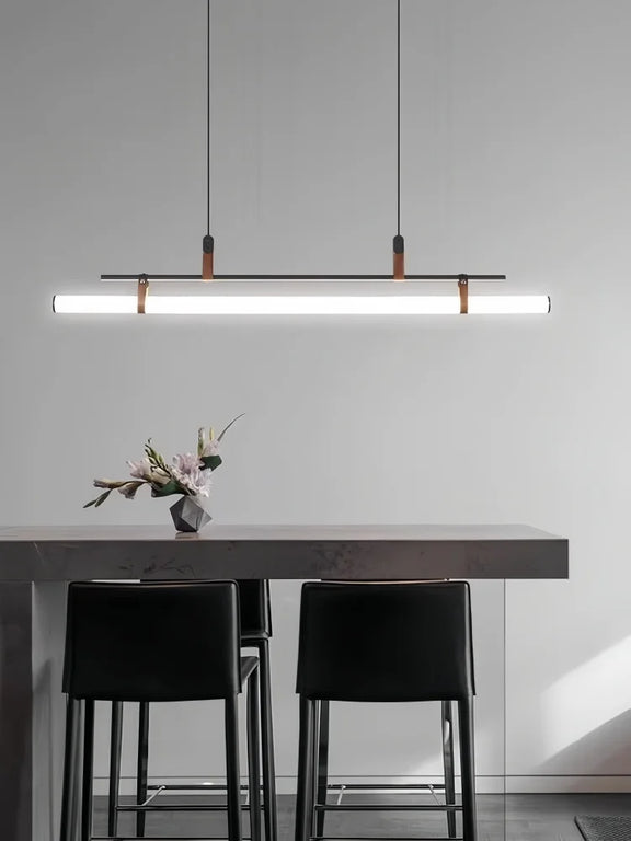 Slim Nordic LED pendant light dining room