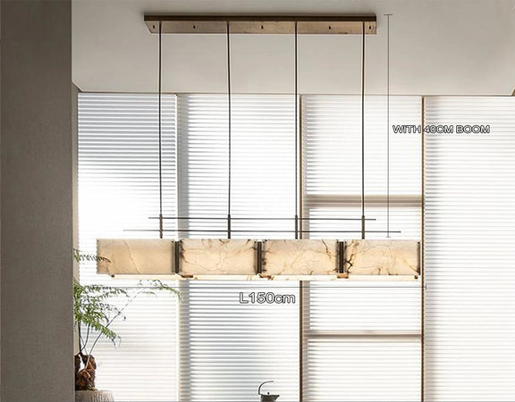Luxury marble bar pendant kitchen island