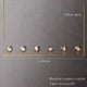 Luxury LED crystal pendant light for kitchen island