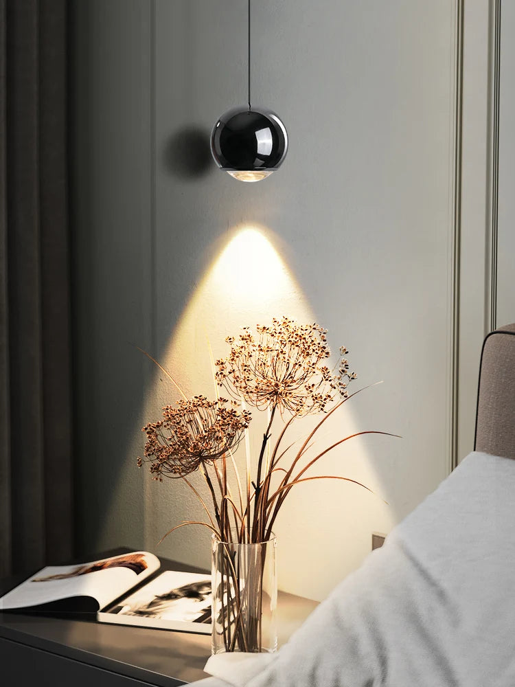 Compact dome-shade LED pendant for study rooms
