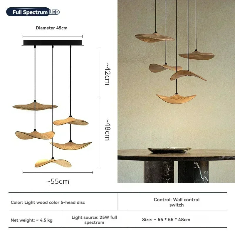 Luxury wooden craft chandelier hotel lobby
