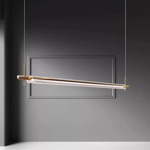 Contemporary Nordic bar pendant light side view