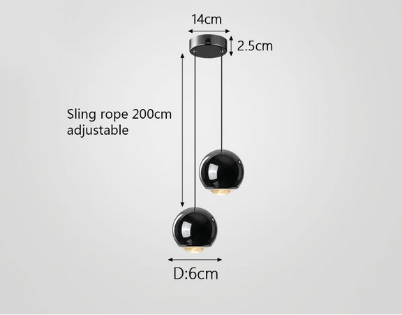 Adjustable cord bedside pendant FLCTD0106