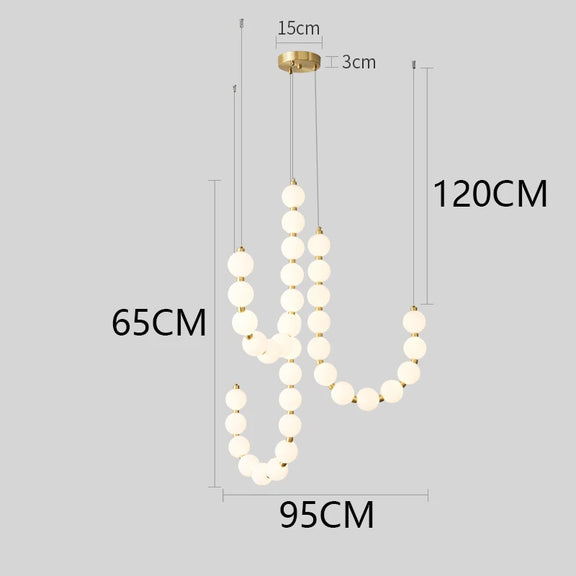 Designer globe staircase chandelier modern home lighting