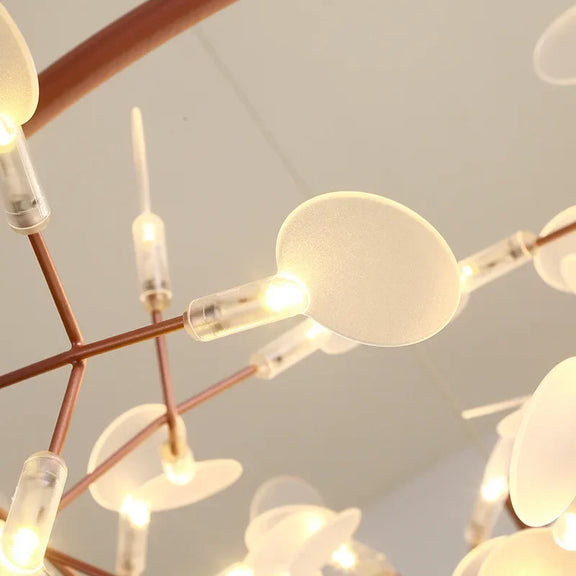 Designer firefly branch chandelier living room