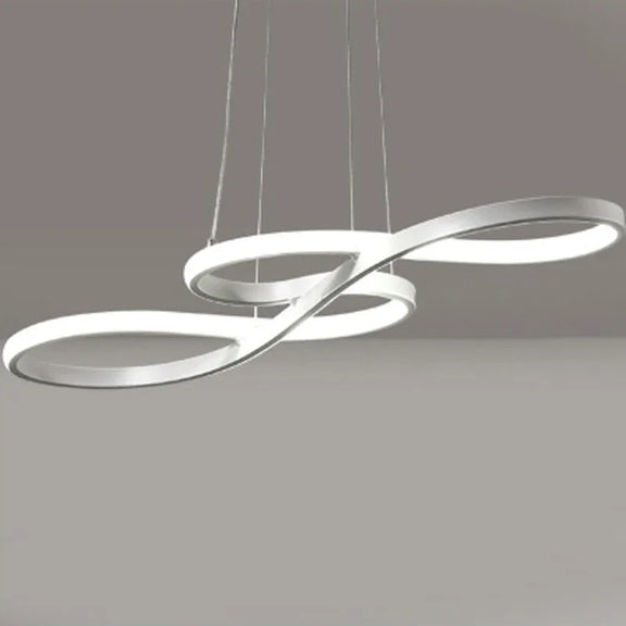 Designer infinity LED chandelier luxury lighting