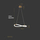 Art Deco modern LED pendant