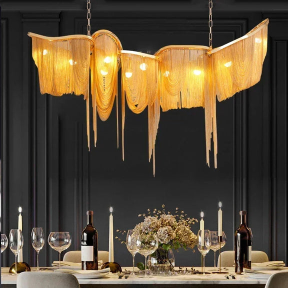 High-end hotel style chandelier lighting
