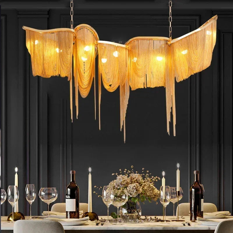 High-end hotel style chandelier lighting