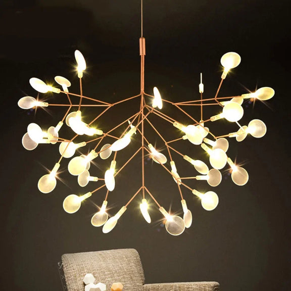 Firefly branch LED chandelier modern Nordic lighting