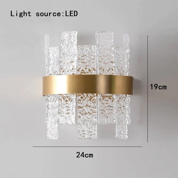Designer icicle glass ceiling light contemporary interior