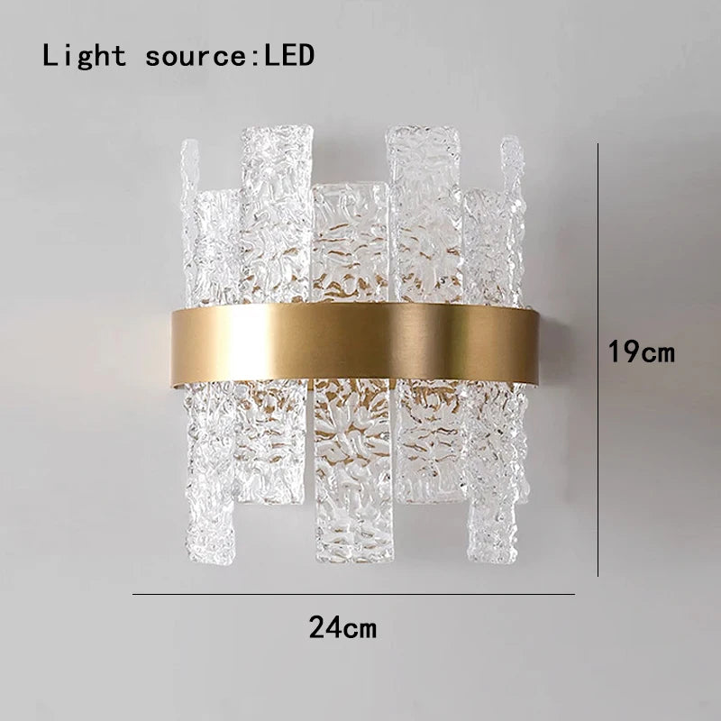 Designer icicle glass ceiling light contemporary interior