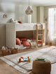 Teddy Upholstered Bunk Bed – Cream Boucle – main view