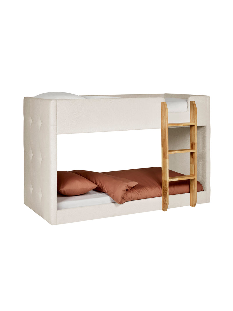 Teddy Upholstered Bunk Bed – Cream Boucle – alternate view