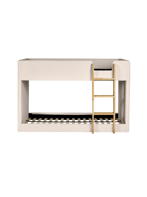 Teddy Upholstered Bunk Bed – Cream Boucle – alternate view
