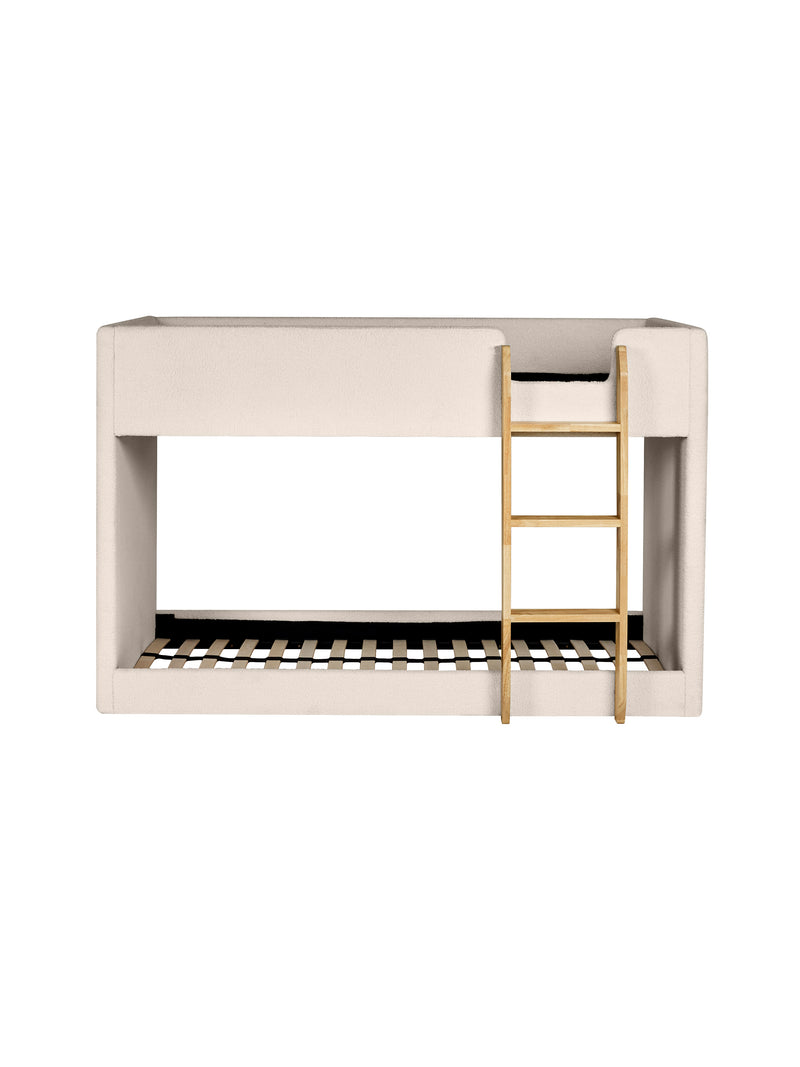 Teddy Upholstered Bunk Bed – Cream Boucle – alternate view