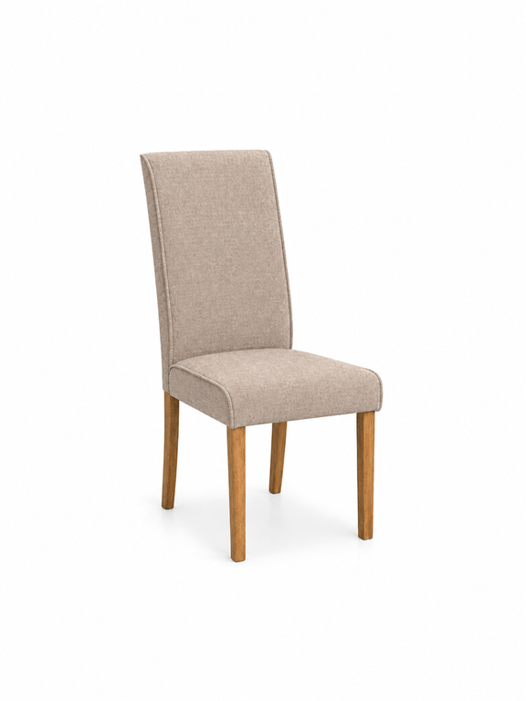 Valencia Upholstered Dining Chair (Set of 2) – Cream Chenille – alternate view