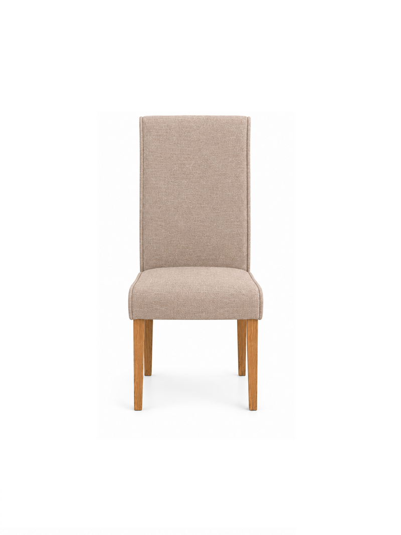 Valencia Upholstered Dining Chair (Set of 2) – Cream Chenille – alternate view