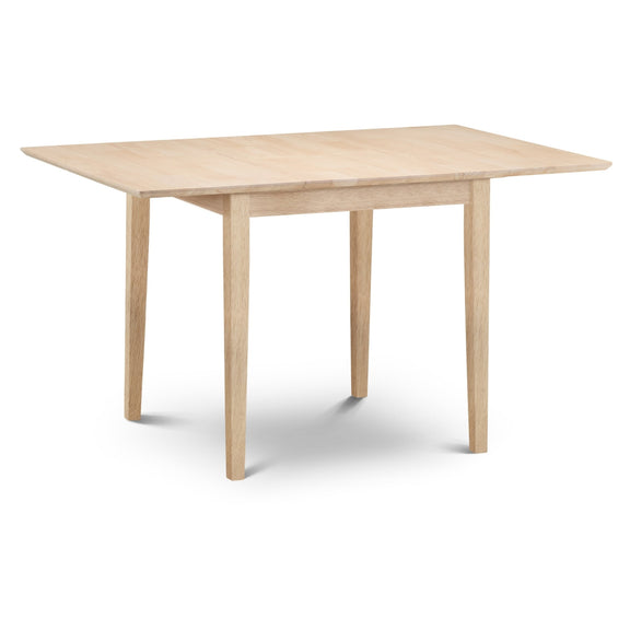 Wooden table on a white background