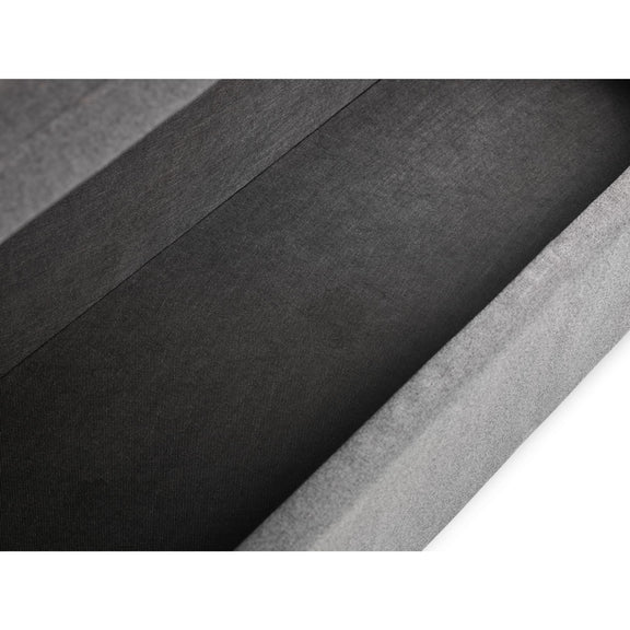 Close-up of black and gray fabric with a textured pattern