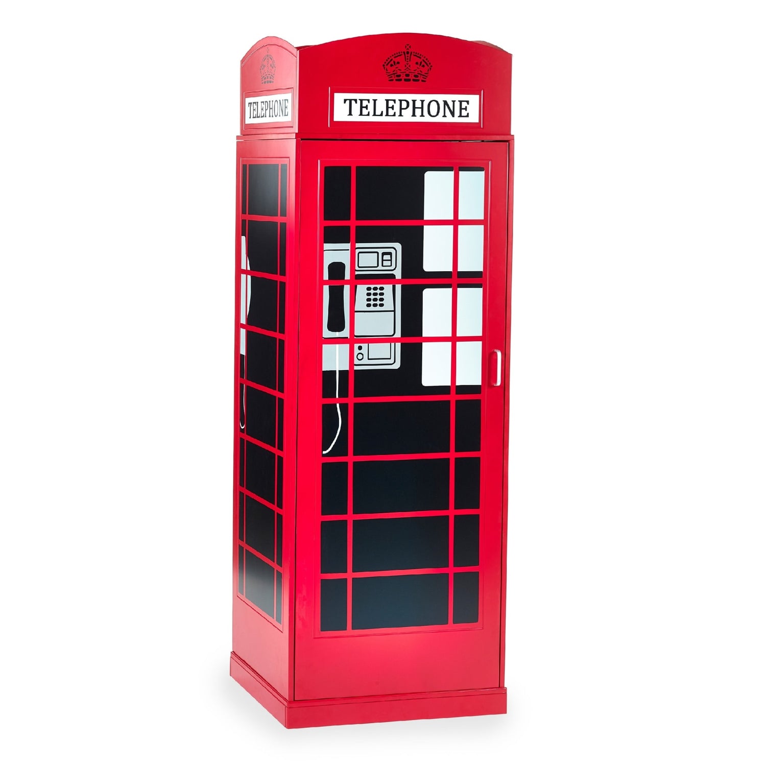 Telephone Box Wardrobe 64cm - Red