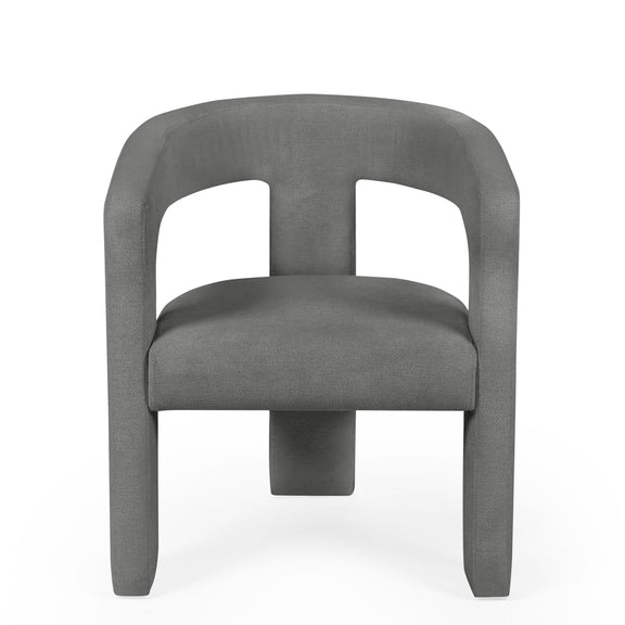 Gray chair on a white background