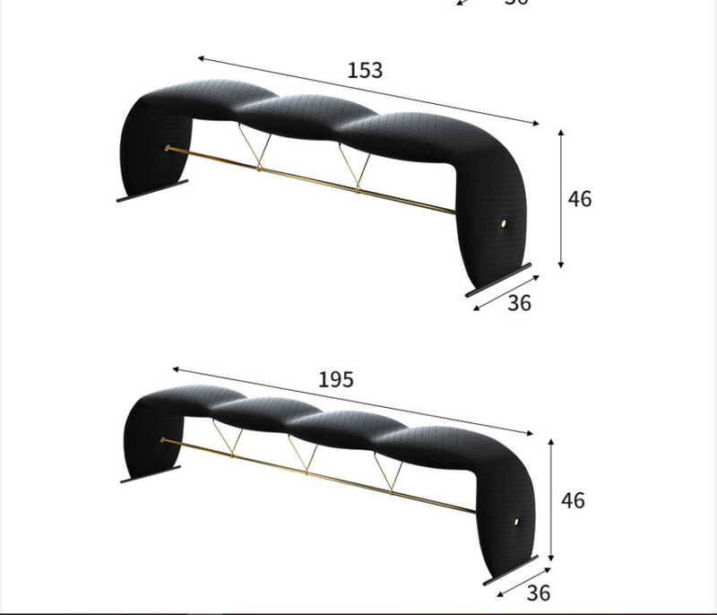Modern Luxury Designer Bench – Custom Made Entryway & Bed-End Seat